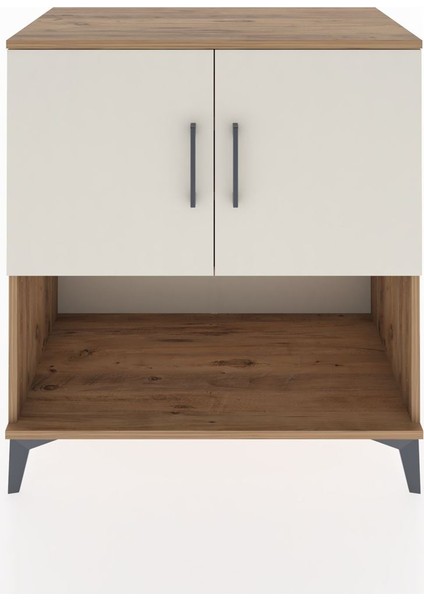 Hyperion Şifonyer 3 Raflı 2 Kapaklı 88X44X96 Çam-Aytaşı