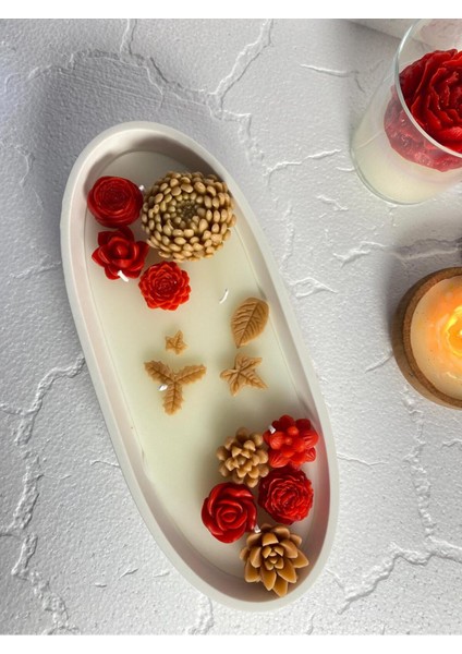 Kayık Kasede Kaktüs Bahçesi - Özel Hediyelik Mum fiyatları