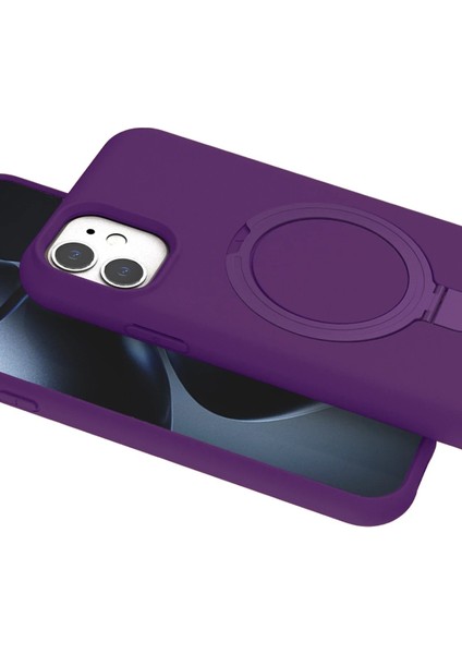 CPT16 Apple iPhone 11 Regal Magsafe Standlı Kapak - Derin Mor fırsatları