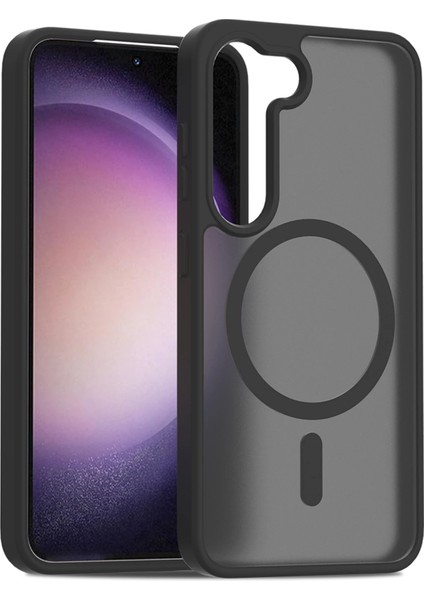 More-Tr Joko Samsung Galaxy S23 Jota Magsafe Kapak - Siyah