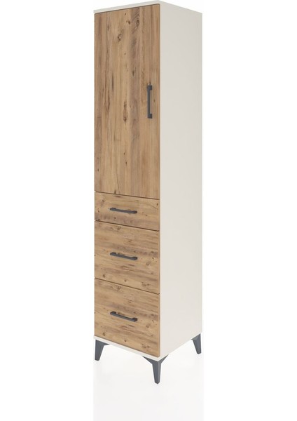 Hyperion Dolap 3 Raflı 3 Çekmeceli 44X44X195 Aytaşı-Çam modelleri