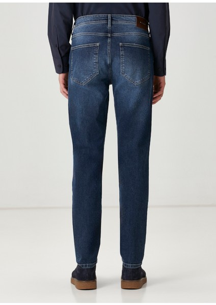 Mavi Yıkamalı Slim Fit Jean Pantolon modelleri