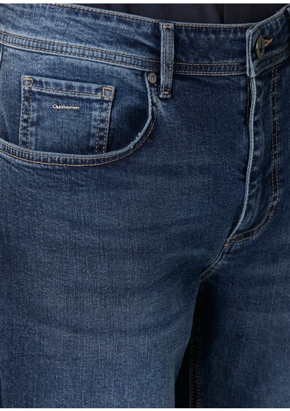 Mavi Yıkamalı Slim Fit Jean Pantolon fırsatları