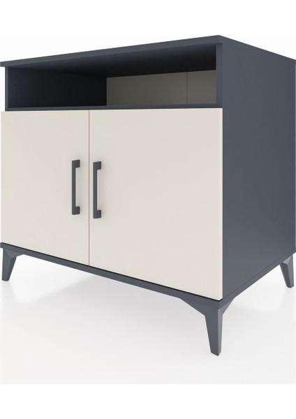 Kronos Şifonyer 2 Raflı 2 Kapaklı 88X59X80 Antrasit-Aytaşı modelleri