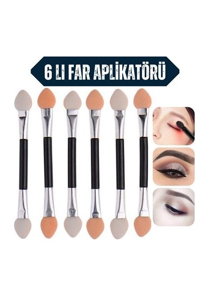 Modacar Far Aplikatör Göz Makyaj Çubukları 6 Adet
