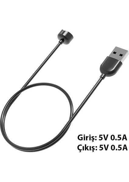 Xiaomi Mi Band 7- 6 Mi Band 5 USB Şarj Kablosu 50CM-(1903) modelleri