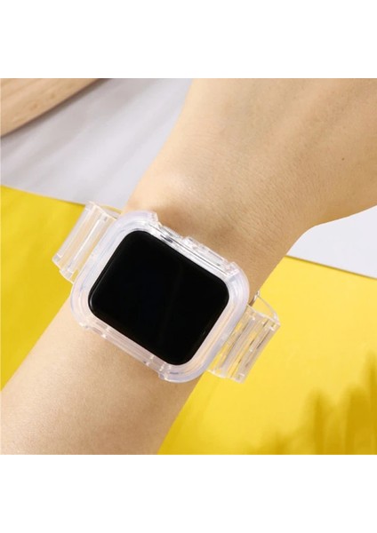 Ally Apple Watch 6-Se-5-4 44MM / 3-2-1 42MM Kayış Kordon Kılıf SILIKON-(1903) indirimleri