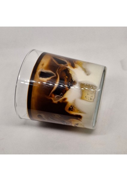 Cam Bardakta Ice Latte Kahve Kokulu Mum modelleri