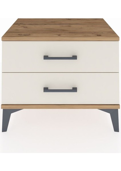 Hyperion Komodin 2 Çekmeceli 60X44X48 Çam-Aytaşı