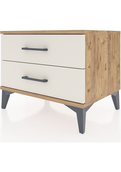 Hyperion Komodin 2 Çekmeceli 60X44X48 Çam-Aytaşı modelleri