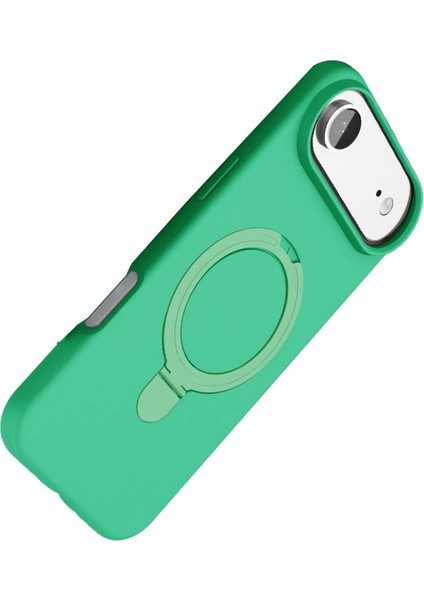 CPT16 Apple iPhone 17 Air Regal Magsafe Standlı Kapak - Yeşil fırsatları