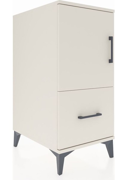 Kronos Komodin 2 Raflı Tek Çekmeceli Tek Kapaklı 44X59X96 Aytaşı-Aytaşı fiyatları