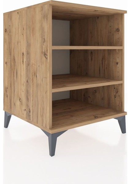 Kronos Komodin 2 Raflı 60X59X80 Çam-Çam fiyatları