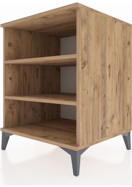 Kronos Komodin 2 Raflı 60X59X80 Çam-Çam indirimleri