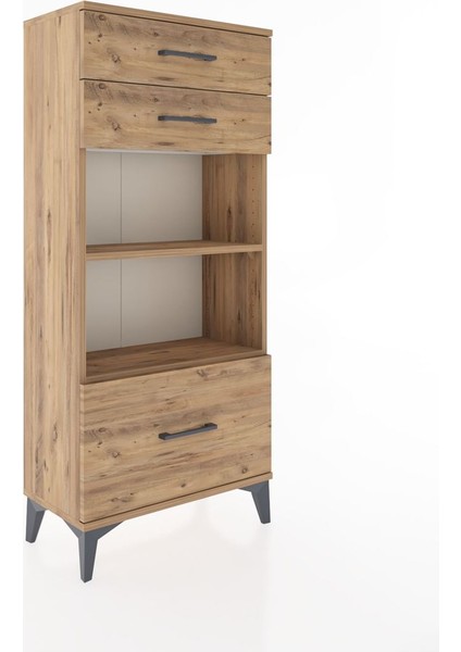 Hyperion Dolap 2 Raflı 3 Çekmeceli 60X44X134 Çam-Çam fiyatları