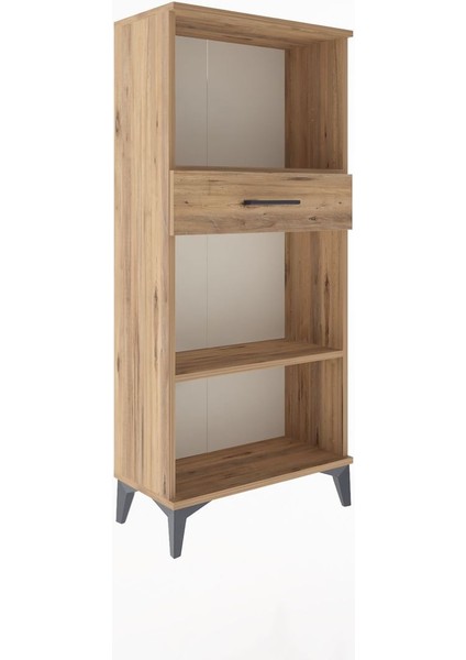 Arges Dolap 2 Raflı Tek Çekmeceli 60X30X134 Çam-Çam fiyatları