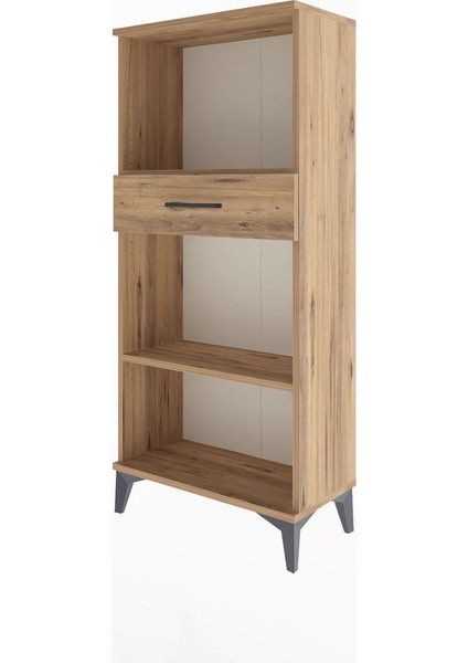 Arges Dolap 2 Raflı Tek Çekmeceli 60X30X134 Çam-Çam modelleri