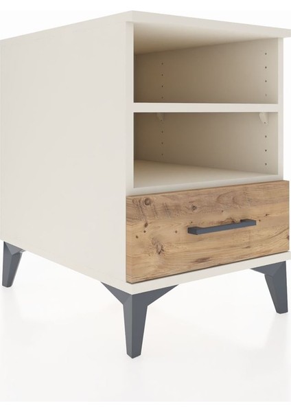 Kronos Komodin 2 Raflı Tek Çekmeceli 44X59X64 Aytaşı-Çam fiyatları