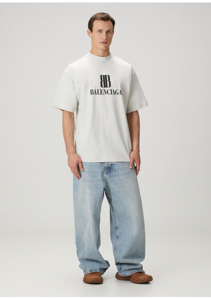 Nano Bb Beyaz Logo Baskılı T-Shirt fiyatları