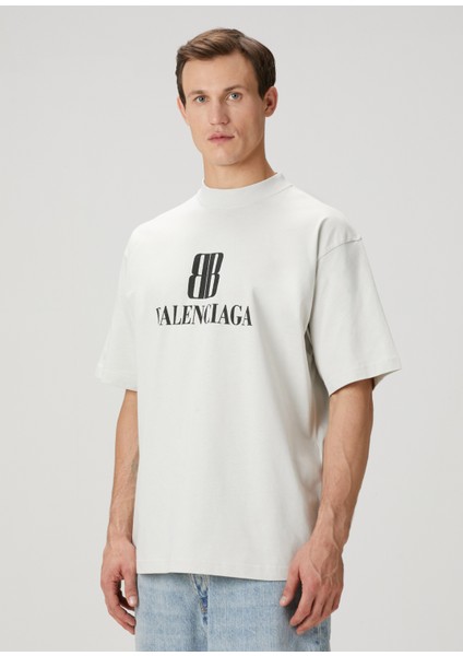 Nano Bb Beyaz Logo Baskılı T-Shirt fırsatları