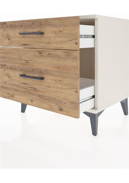 Hyperion Komodin 2 Çekmeceli 60X44X64 Aytaşı-Çam fırsatları