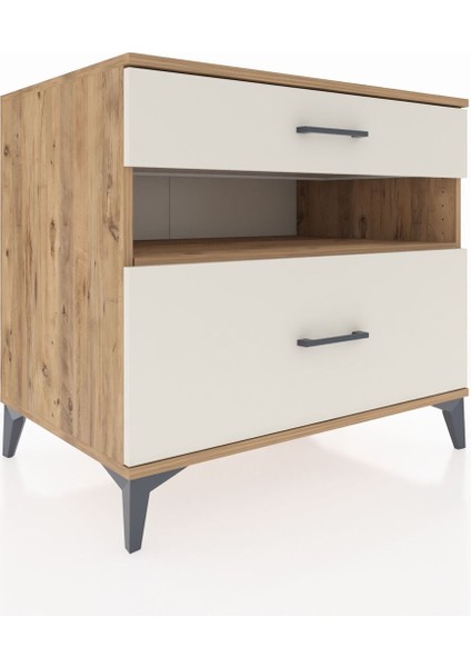 Kronos Şifonyer Tek Raflı 2 Çekmeceli 88X59X80 Çam-Aytaşı fiyatları
