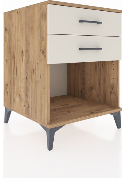 Kronos Komodin 2 Çekmeceli 60X59X80 Çam-Aytaşı fiyatları