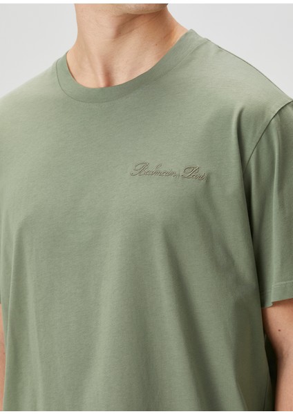 Haki Logo Nakışlı T-Shirt indirimleri