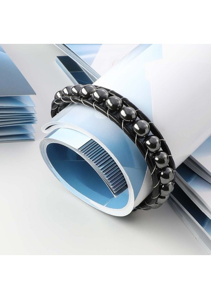 Hematit Doğaltaşlı Deri Bileklik 31832B2D8M5 fiyatları