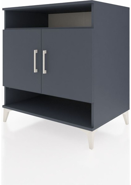 Kronos Şifonyer 3 Raflı 2 Kapaklı 88X59X96 Antrasit-Antrasit modelleri