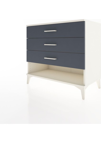 Hyperion Şifonyer 3 Çekmeceli 88X44X80 Aytaşı-Antrasit modelleri