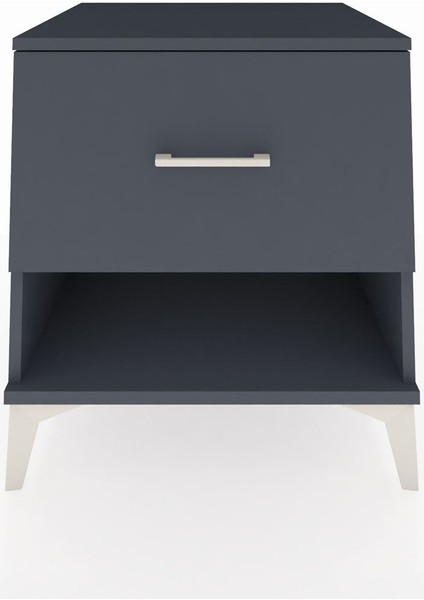 Kronos Komodin Tek Çekmeceli 60X59X64 Antrasit-Antrasit fiyatları