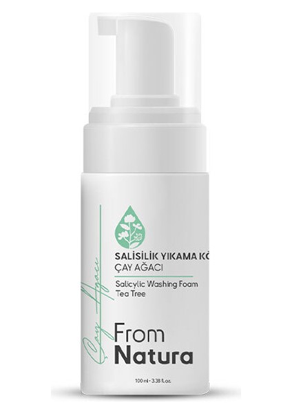 Çay Ağacı ve Salisilik Asit Yıkama Köpüğü 100 ml