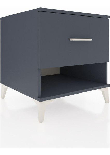 Kronos Komodin Tek Çekmeceli 60X59X64 Antrasit-Antrasit modelleri