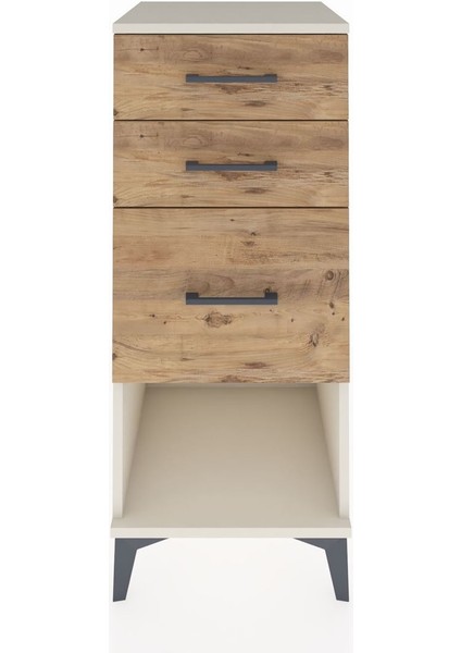 Hyperion Komodin 3 Çekmeceli 44X44X106 Aytaşı-Çam