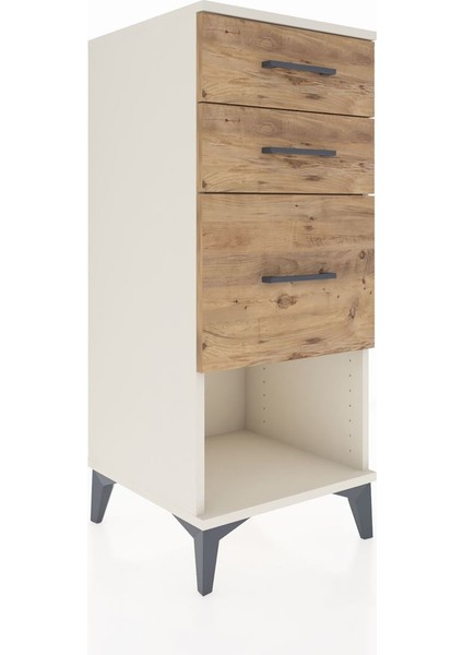 Hyperion Komodin 3 Çekmeceli 44X44X106 Aytaşı-Çam fiyatları