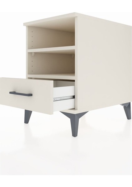 Kronos Komodin 2 Raflı Tek Çekmeceli 44X59X64 Aytaşı-Aytaşı indirimleri