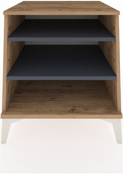 Kronos Komodin 2 Raflı 60X59X64 Çam-Antrasit fiyatları