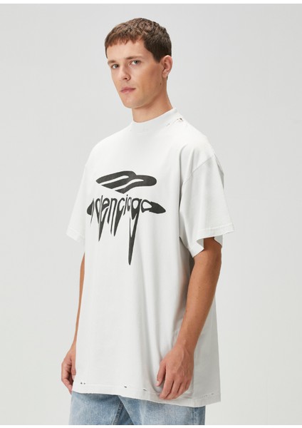 3b Liquefied Beyaz T-Shirt modelleri