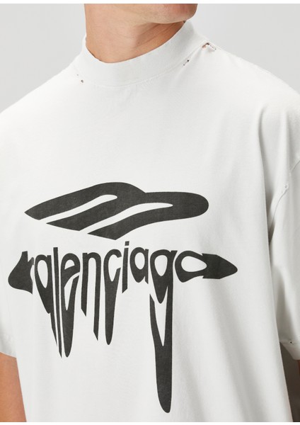 3b Liquefied Beyaz T-Shirt indirimleri