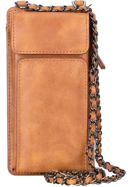 Avjin 6.9 Inch Uyumlu Deri Kılıf Cüzdan Askılı TN11 Taba fırsatları