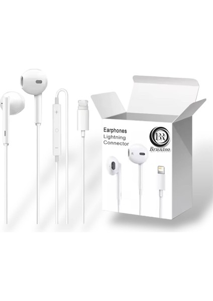 Earpods Lightning Girişli Tüm Iphone Modelleri Ile Uyumlu (Tak-Çalıştır) Kulakiçi Kulaklık