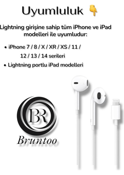 Earpods Lightning Girişli Tüm Iphone Modelleri Ile Uyumlu (Tak-Çalıştır) Kulakiçi Kulaklık fiyatları