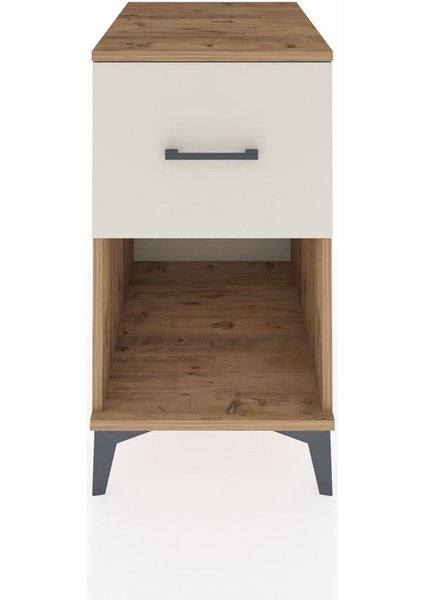 Kronos Komodin Tek Çekmeceli 44X59X80 Çam-Aytaşı