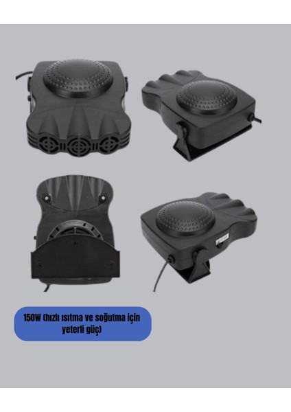 360° Ayarlanabilir Araç Içi Isıtıcı ve Fan modelleri