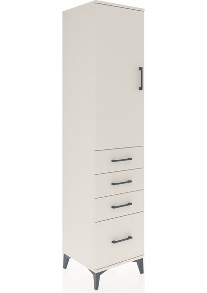 Hyperion Dolap 3 Raflı 4 Çekmeceli Tek Kapaklı 44X44X195 Aytaşı-Aytaşı fiyatları