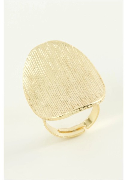 Oval Metal Yüzük