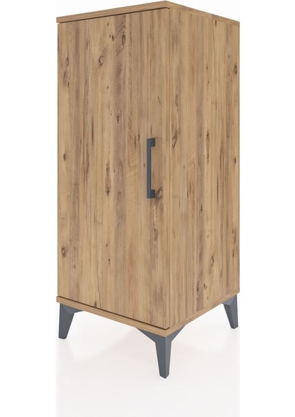 Hyperion Komodin 2 Raflı Tek Kapaklı 44X44X106 Çam-Çam modelleri