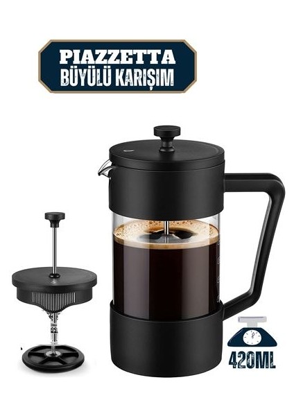 Modacar French Press 420 ml Kahve Demleme Cihazı