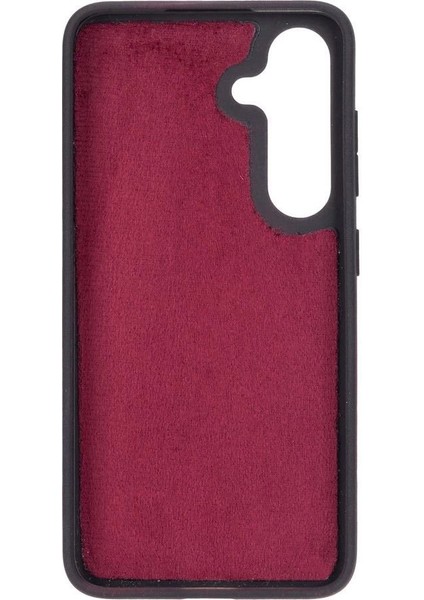 Samsung Galaxy S24 Plus Uyumlu Deri Arka Kapak Gül Kurusu fiyatları